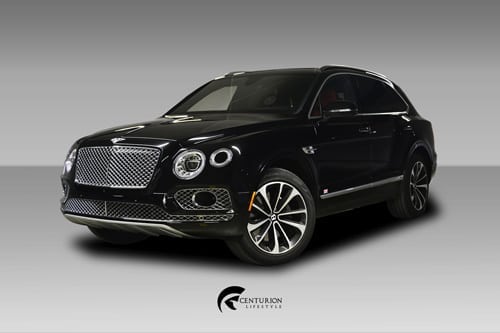 Bentley Bentayga - Black on Red