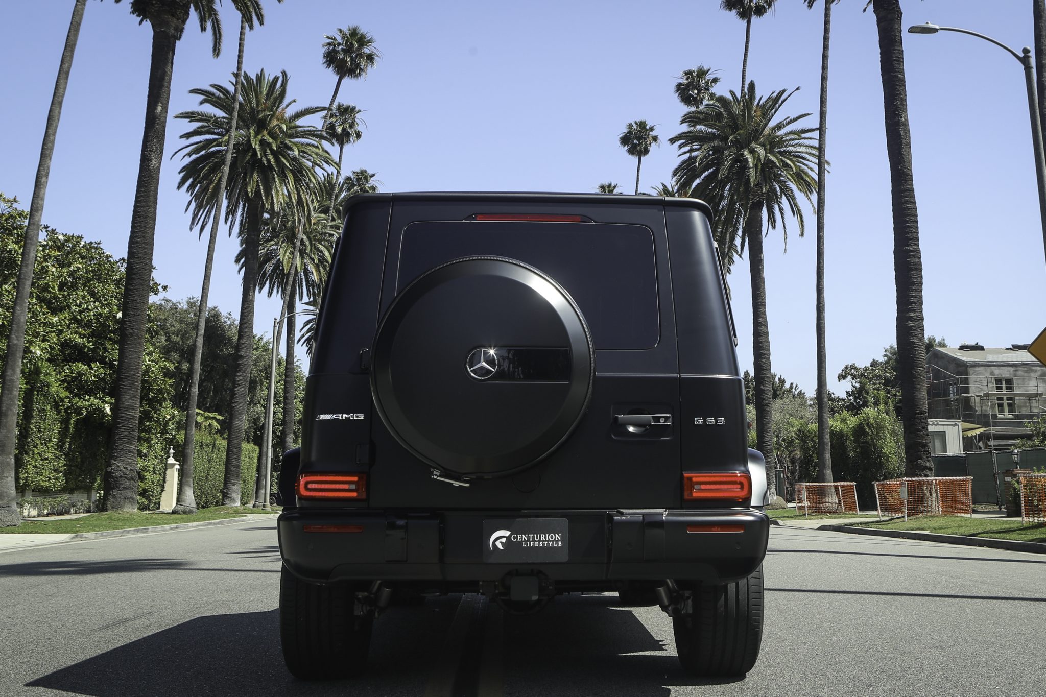 White Mercedes AMG G63 Rental Los Angeles - Falcon Car Rental