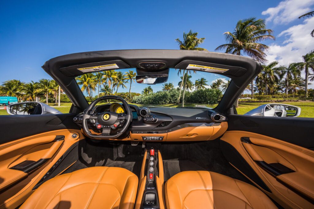 Ferrari F8 Spider Rental Miami | Centurion Lifestyle